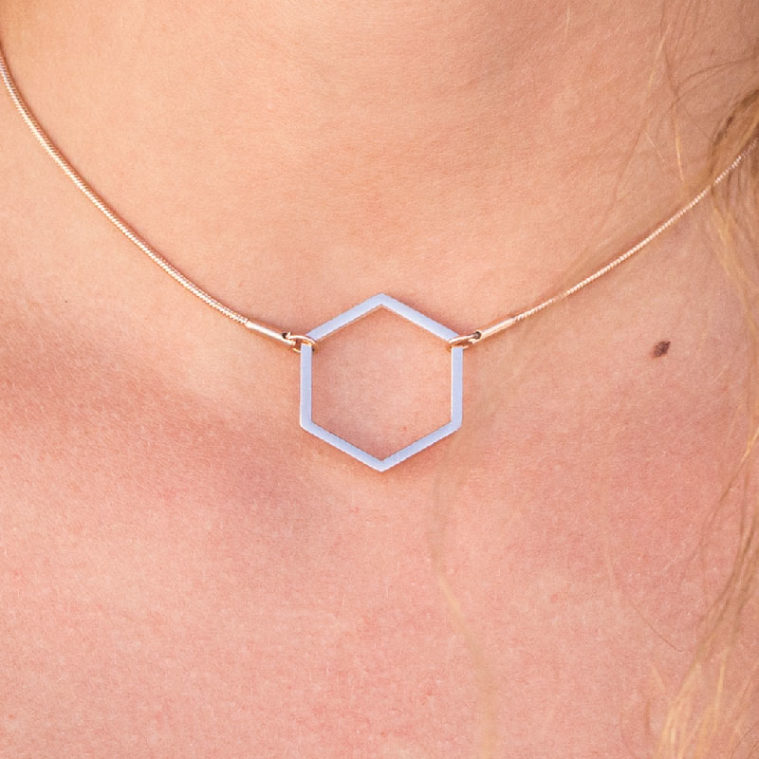 Κολιέ StainPoly™ Ροζ Χρυσό