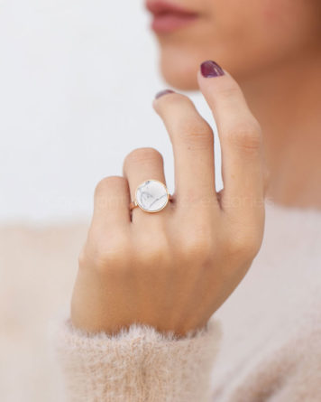 γυναικείο δαχτυλίδι από ατσάλι