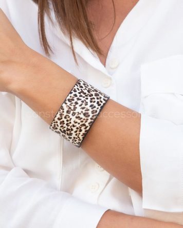 βραχιολι animal print