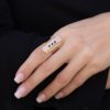γυναικειο οβαλ δαχτυλιδι απο ατσαλι
