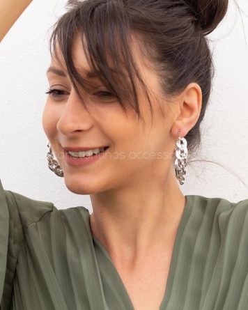 γυναικεια σκουλαρικια με αλυσιδα
