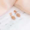 γυναικεια σκουλαρικια απο ατσαλι με αστερια