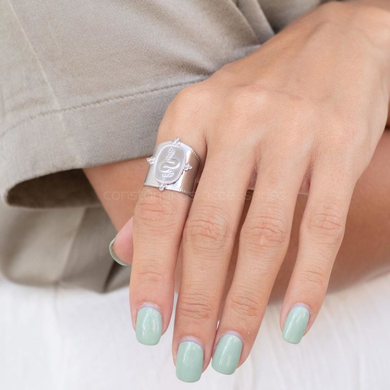 γυναικειο δαχτυλιδι με φιδι απο ατσαλι