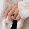 γυναικειο δαχτυλιδι με πετρα απο ατσαλι