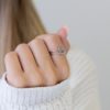 γυναικειο δαχτυλιδι με κομπο απο ατσαλι
