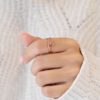 γυναικειο δαχτυλιδι με κομπο απο ατσαλι