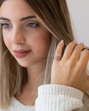 γυναικειο σεβαλιε δαχτυλιδι απο ατσαλι