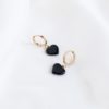 γυναικεια σκουλαρικια απο ατσαλι με καρδιες