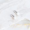 γυναικεια σκουλαρικια απο ατσαλι με σμαλτο