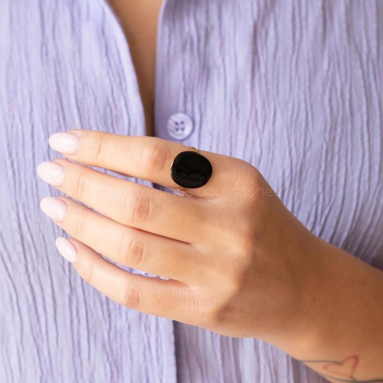 γυναικεια δαχτυλιδια με σμαλτο απο ατσαλι