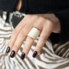 γυναικειο δαχτυλιδι με σμαλτο απο ατσαλι