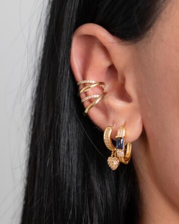 γυναικεια σκουλαρικια earcuffs χρυσα