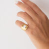 γυναικειο δαχτυλιδι σεβαλιε με πετρα ατσαλι