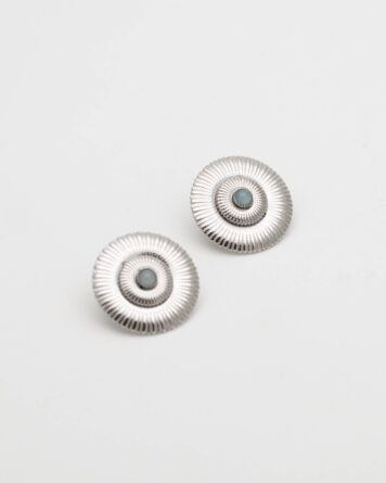 γυναικεια σκουλαρικια με πετρα απο ατσαλι